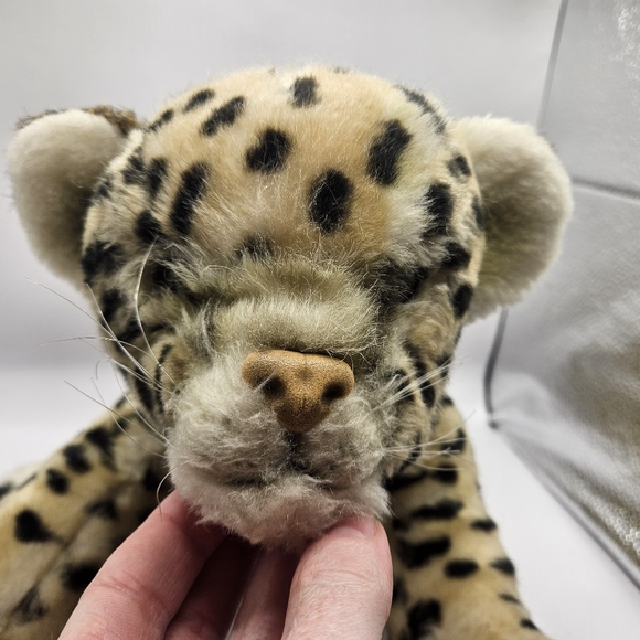 Wallace Berrie Cheetah Leopard Plush 1984 Stuffed Animal Applause Cat Vintage.  - Picture 2 of 8